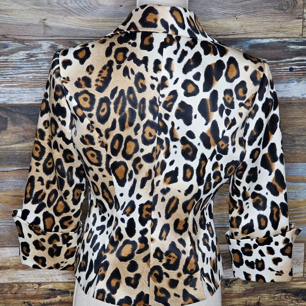 Js Collections Multicolor Animal Print Double Ven… - image 5